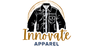 All in one custom clothing manufacturing | innovate apparel logo