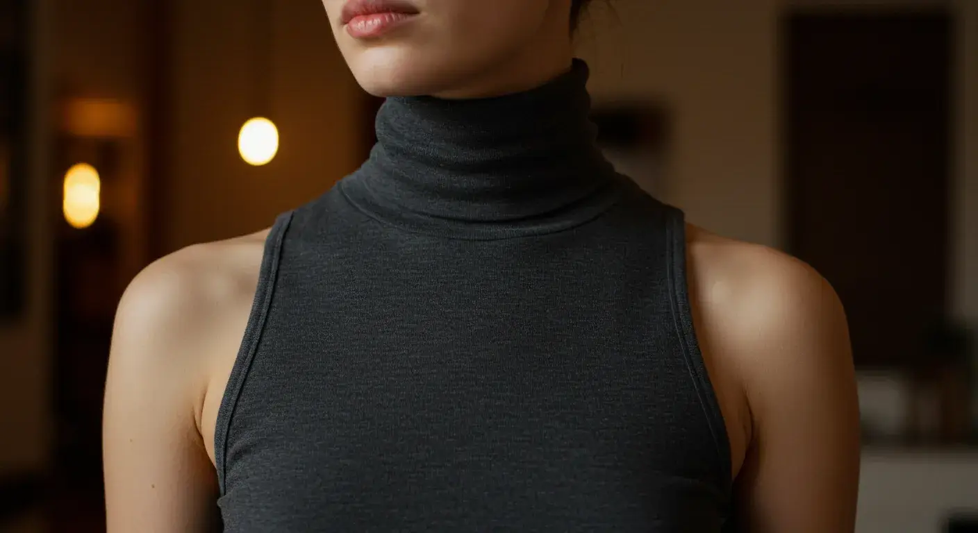 Turtleneck Tank Top
