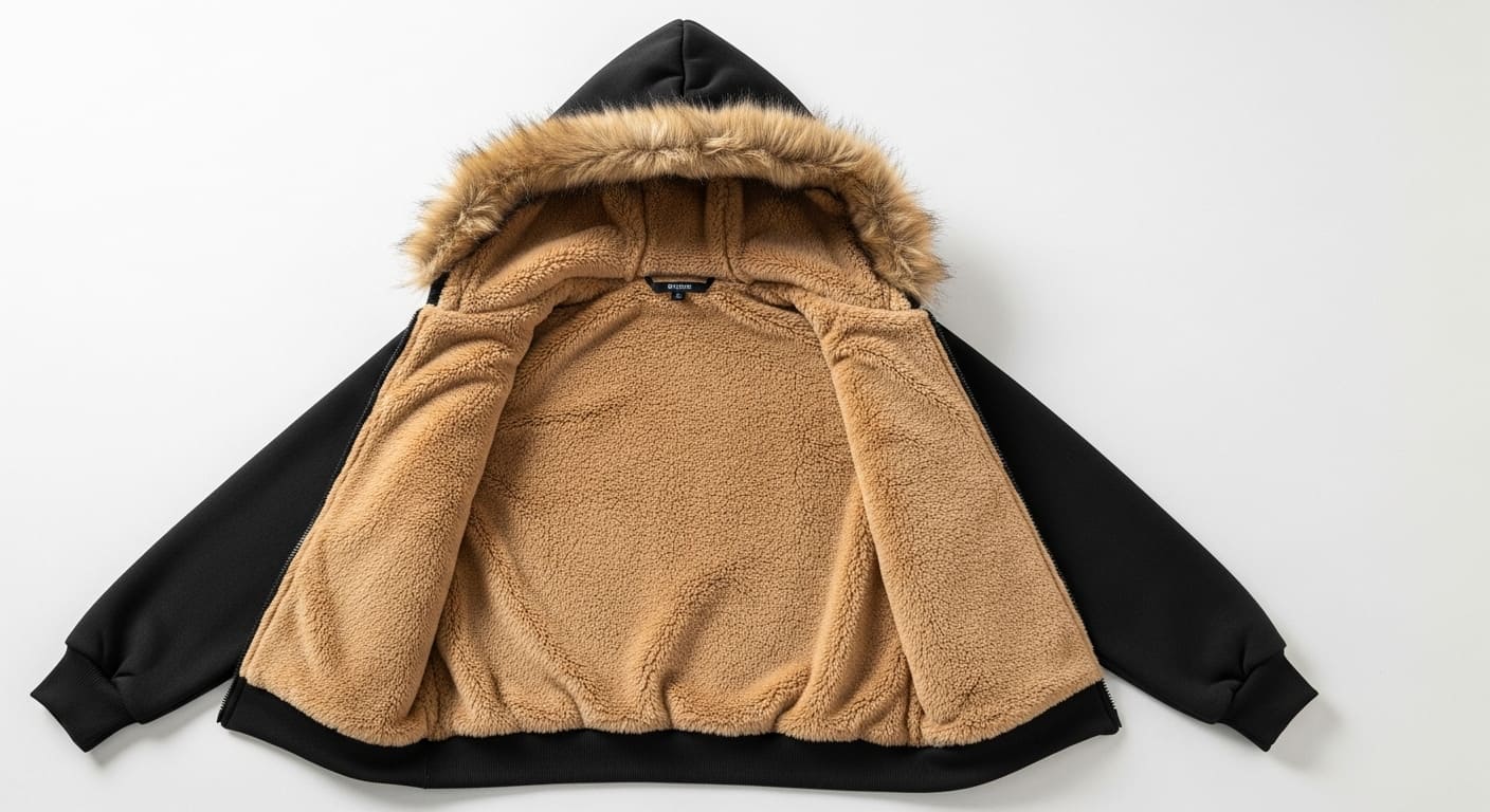 Hoodie with Faux Fur