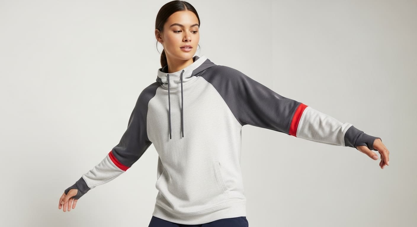 raglan sleeve hoodie