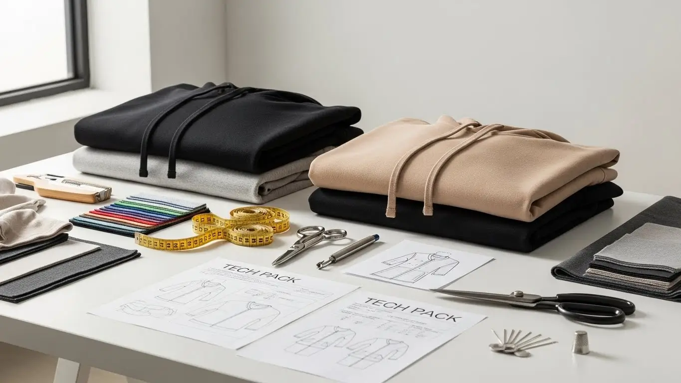 small batch hoodie production - featured image