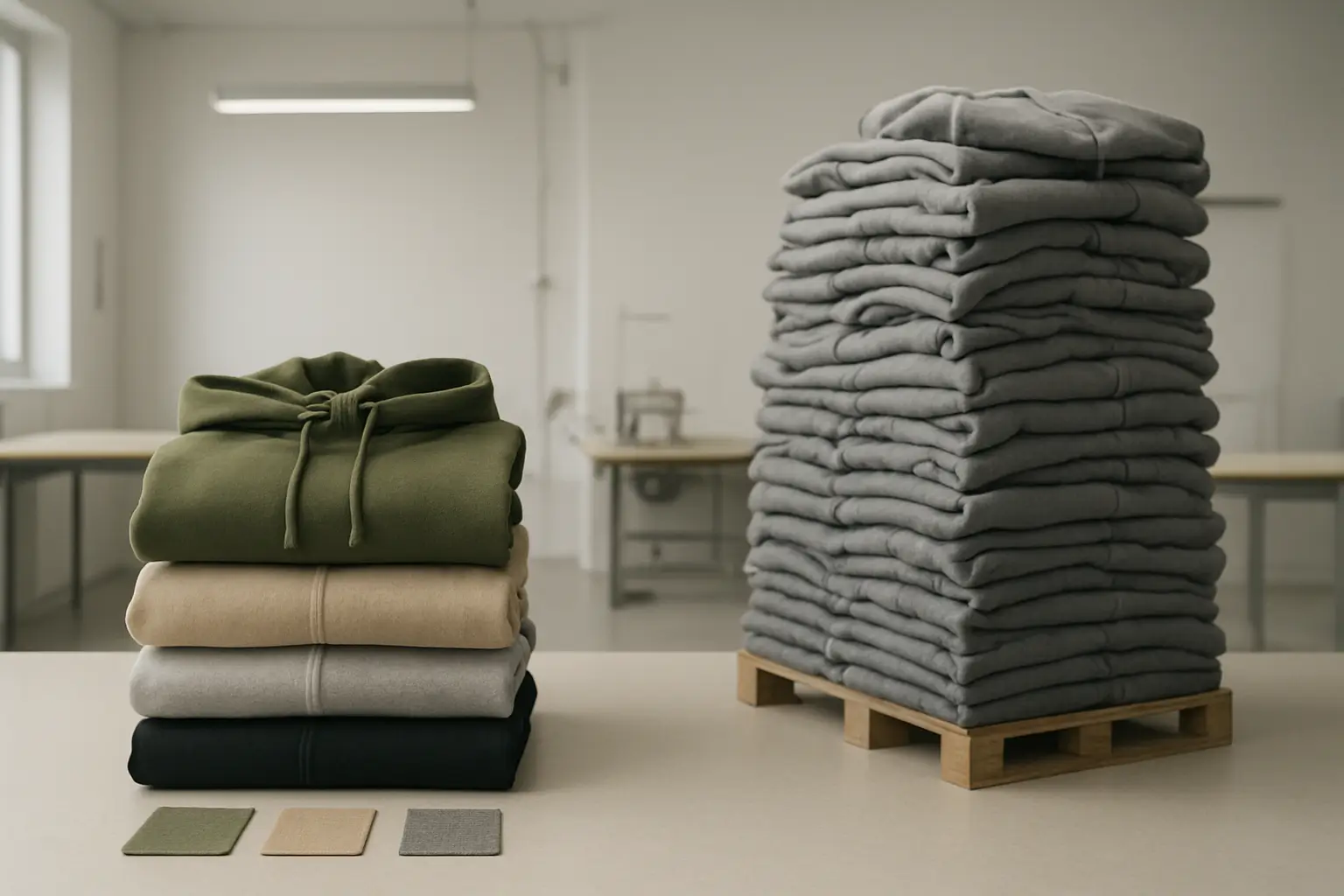 what is small batch hoodie production