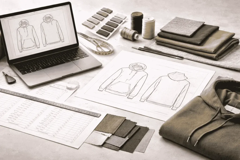 how to create a tech pack for clothing