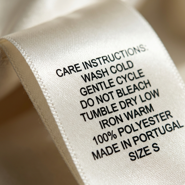satin tags