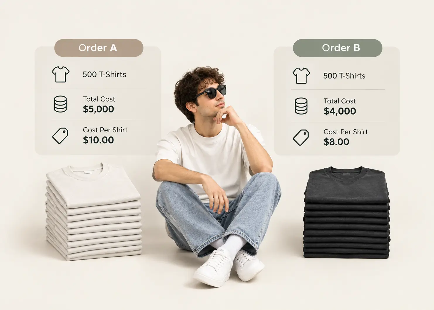 Does Ordering 500 T-Shirts Always Cost Less Per Shirt Image 3
