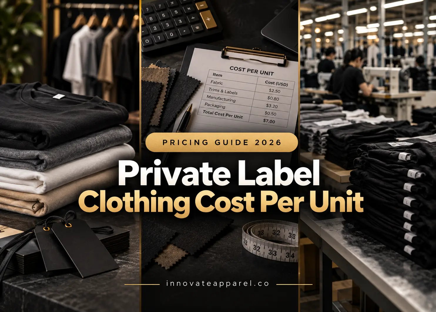 What Does Private Label Clothing Cost Per Unit in 2026?