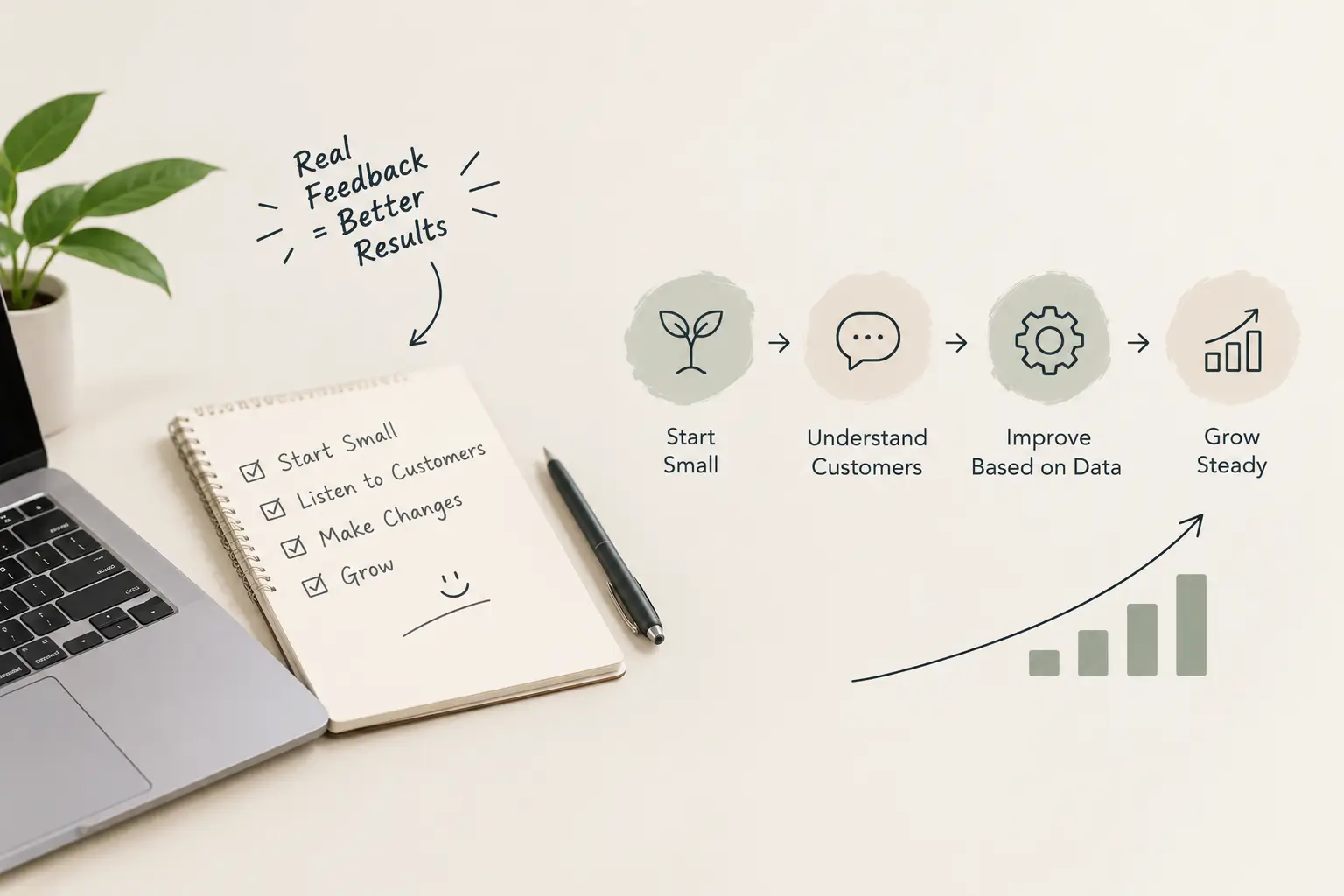 Step 9 Start Small and Improve From Real Customer Behavior