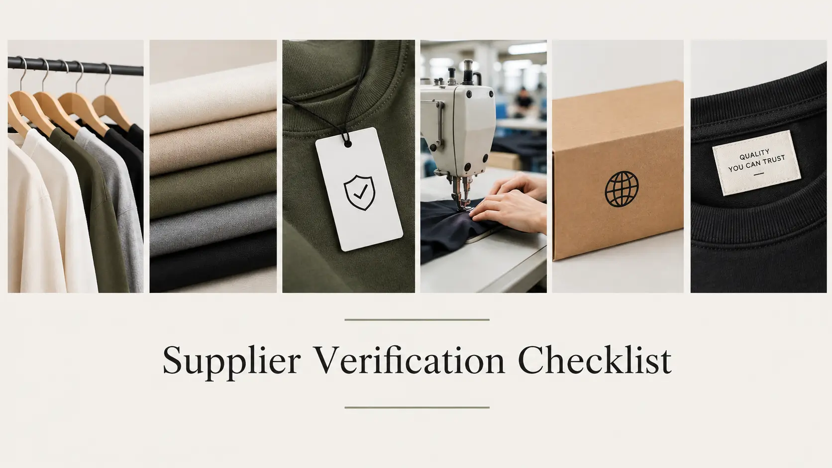 Supplier Verification Checklist Image